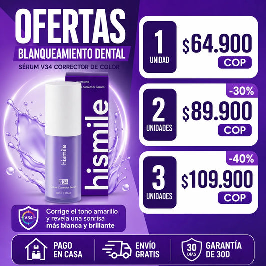 Smilekit espuma morada blanqueadora